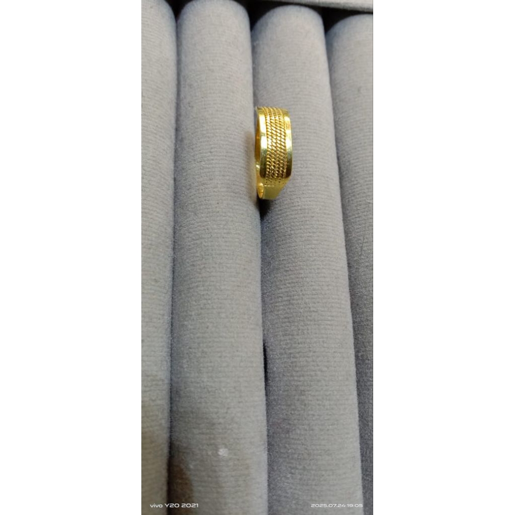 Cincin Emas Muda/ Cincin Emas 1 Gram/ Cincin lilit