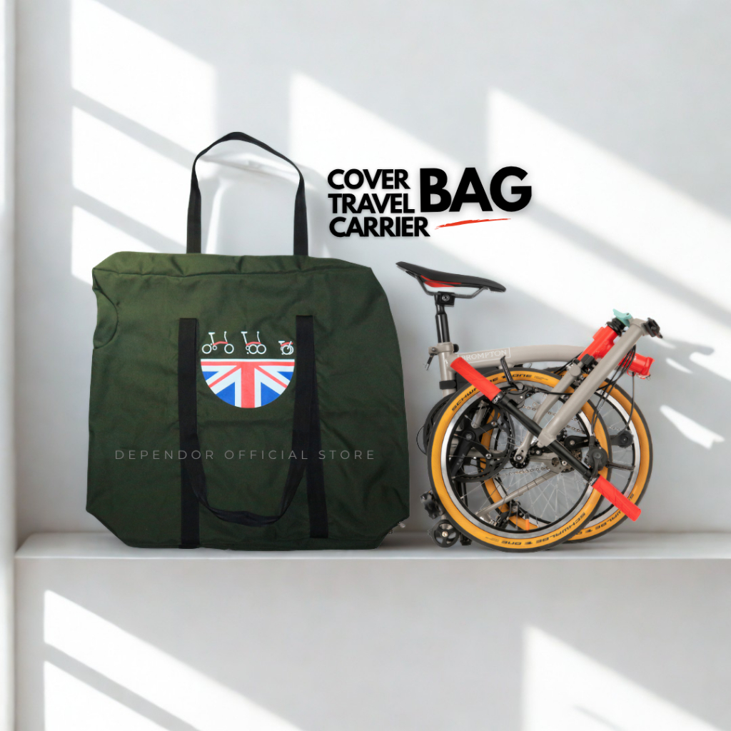 Tas Brompton / Cover Sepeda Brompton / Travel Bag / Tas Pelindung Sepeda Lipat / Cover Case Brompton