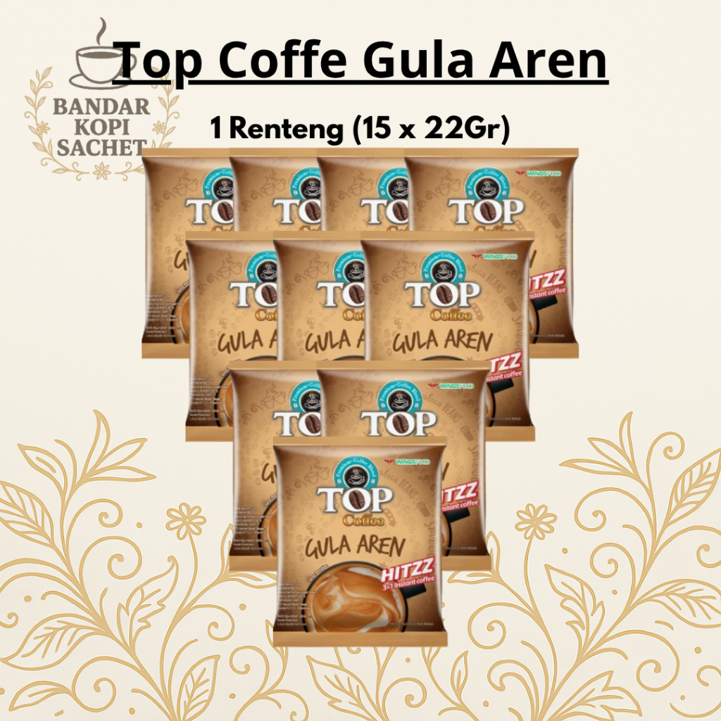 

TOP COFFE GULA AREN RENTENG 15X22GR