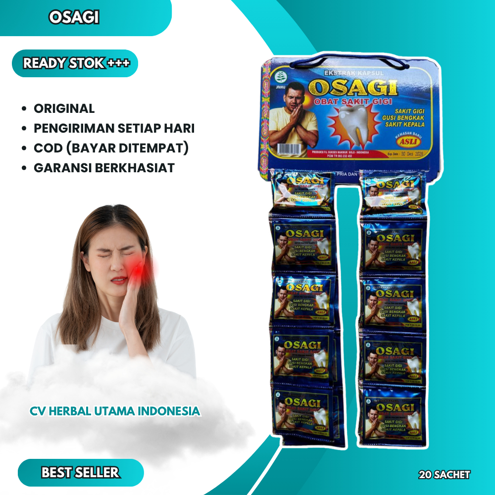 

Osagi (Biru) Kapsul Original 1 Hanger Isi 20 Sachet