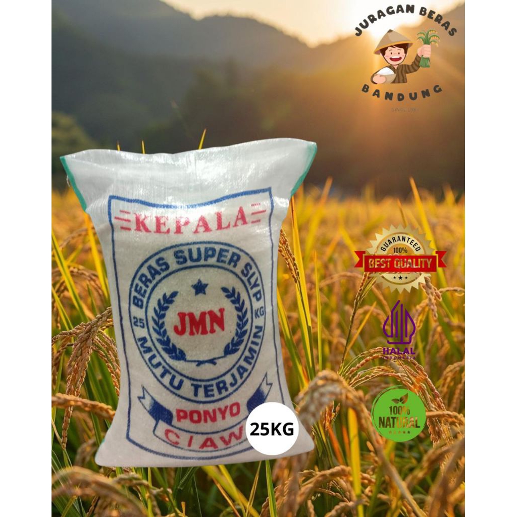 

BERAS SUPER SLYP JMN - CIAWI PONYO 20kg dan 25kg Pulen