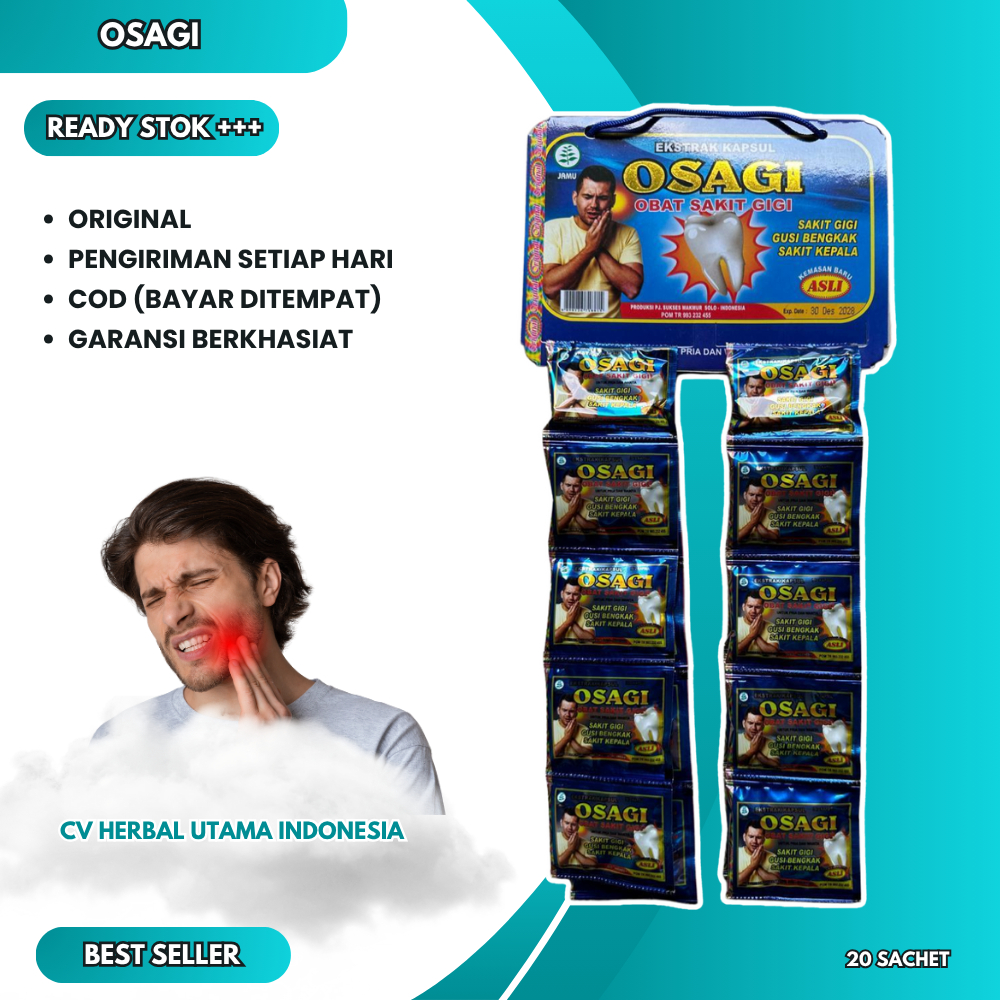 

Kapsul osagi biru tua original