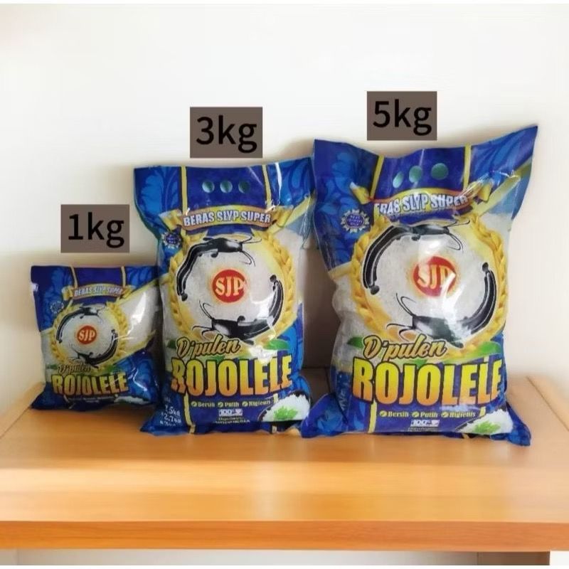 

Beras SLYP Super Rajalele SJP D'pulen Rojolele Kemasan 1 KG
