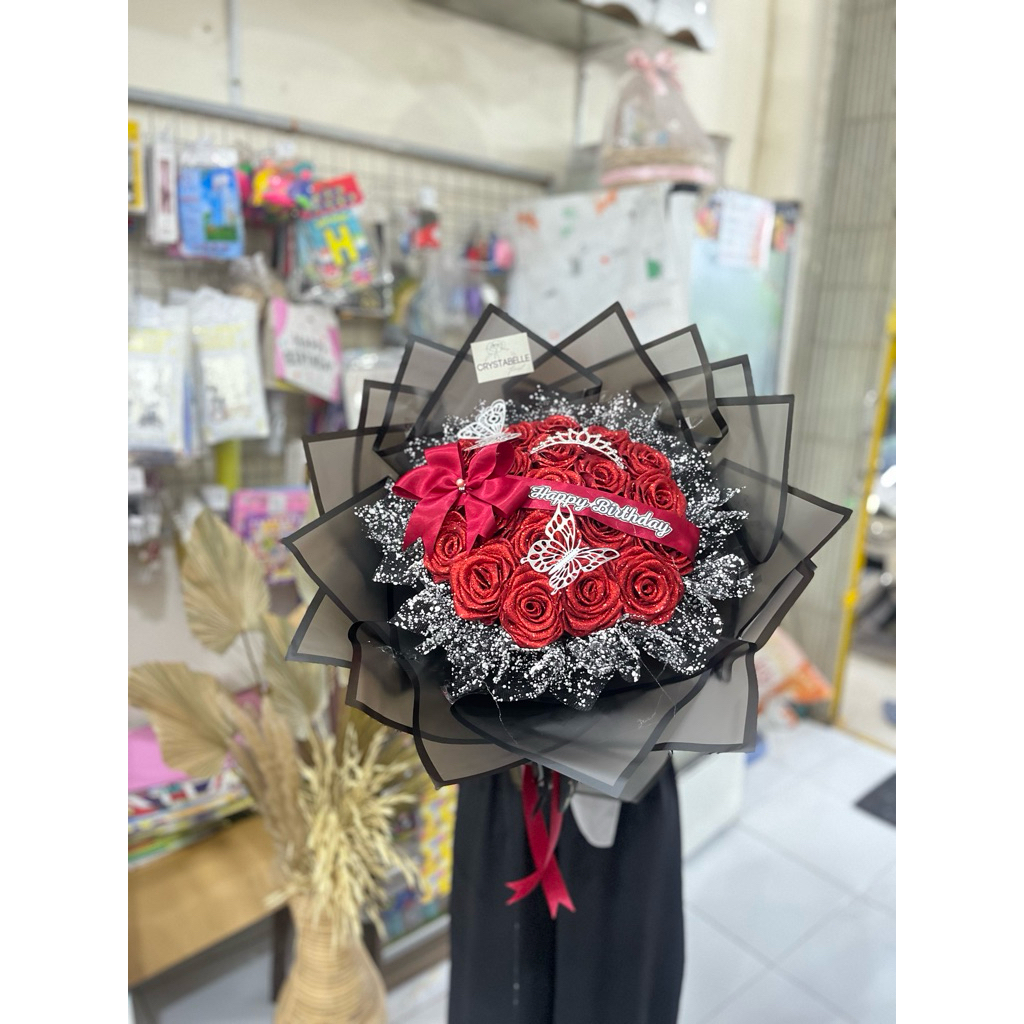 

Buket Pita satin Ready Stock