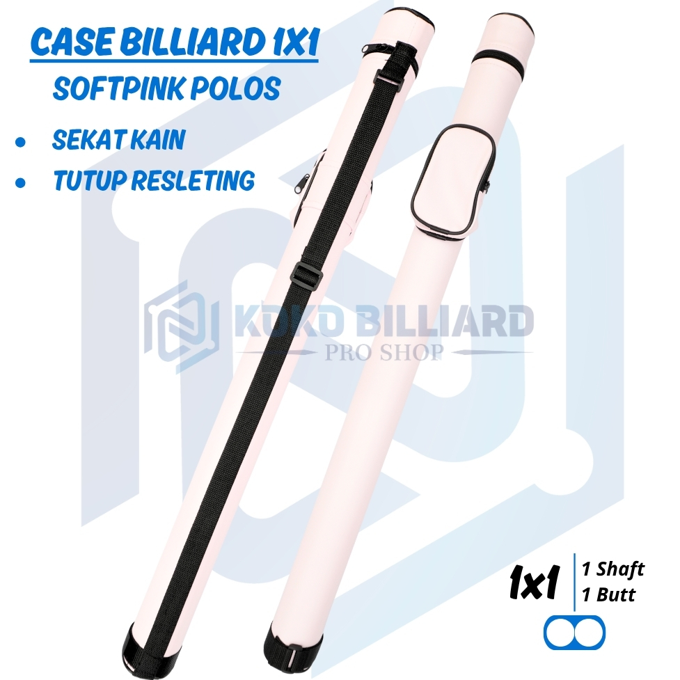 Tas Billiard 1x1 - Soft Pink Polos