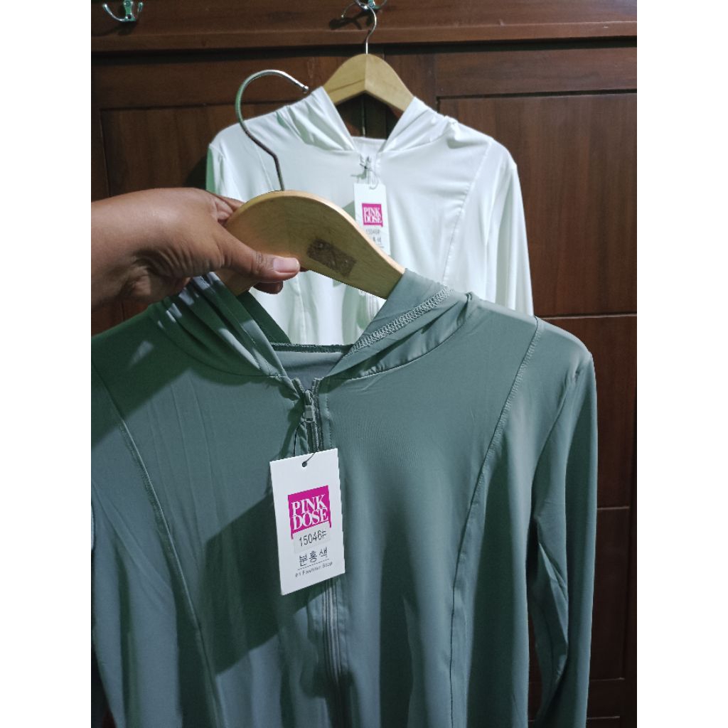 PINKDOSE JAKET UV PROTECTION JUMBO/JAKET WANITA KEKINIAN/JAKET OLAHRAGA PREMIUM