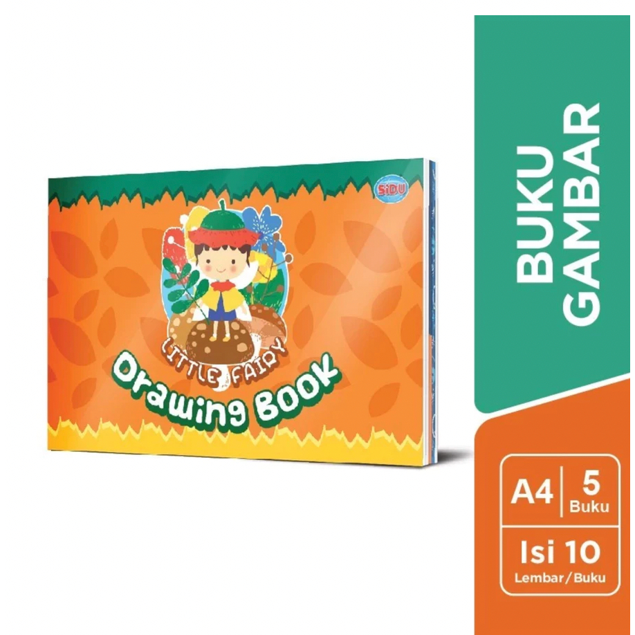

(1 Pack) Buku Gambar Sidu A4 / Drawing Book Sidu isi 5 buk