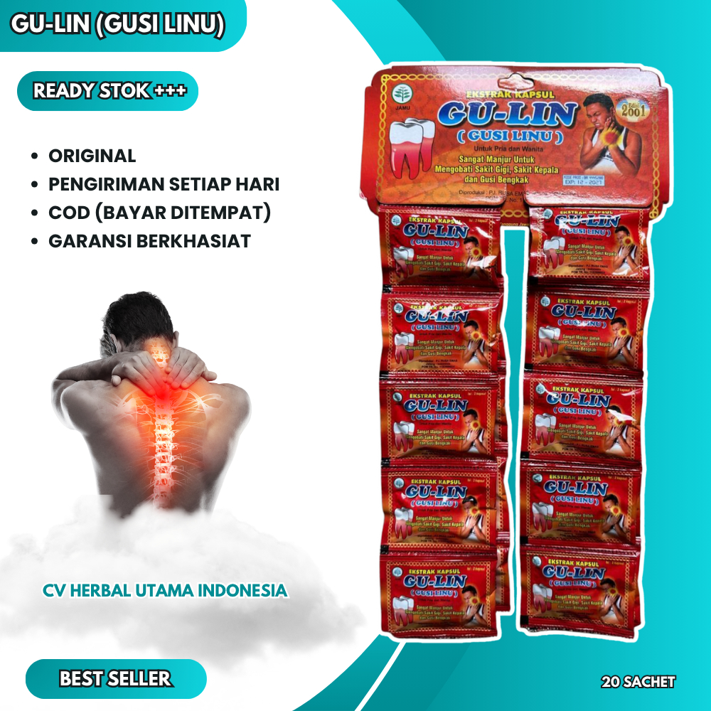 

Kapsul Gulin Original 1 Hanger isi 20 Sachet