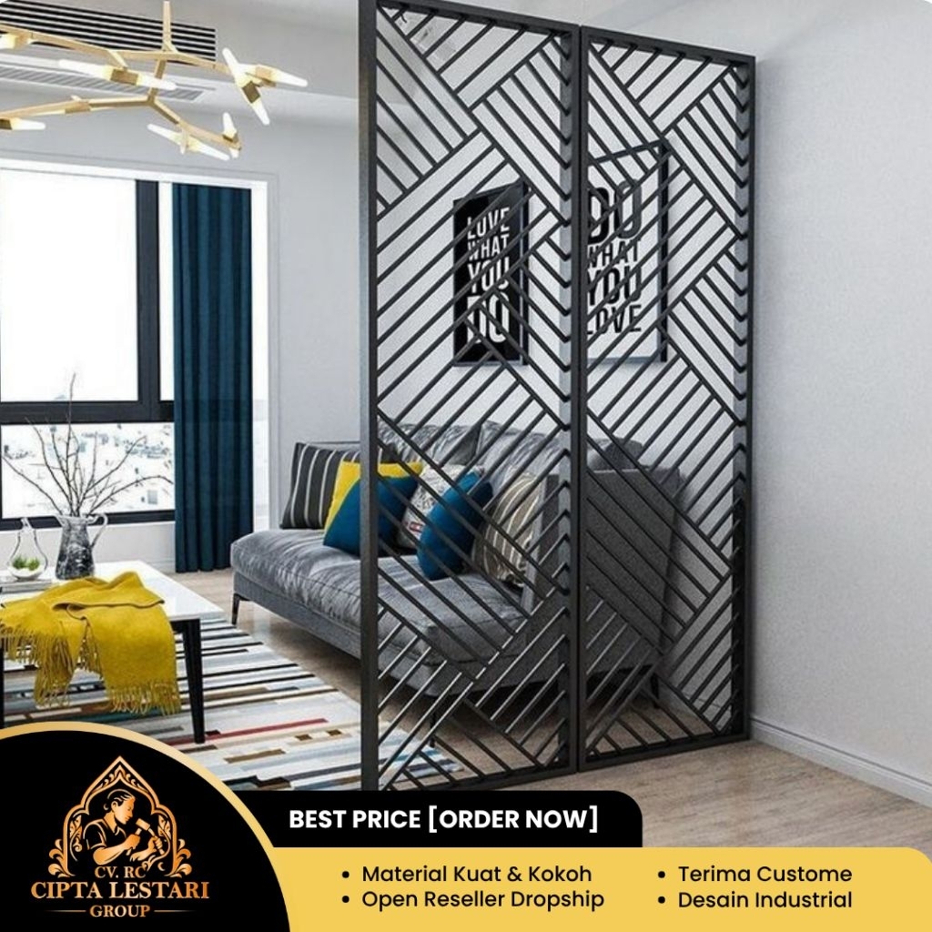 Partisi Pembatas Ruangan | Rak Partisi | Rak Penyekat Ruangan