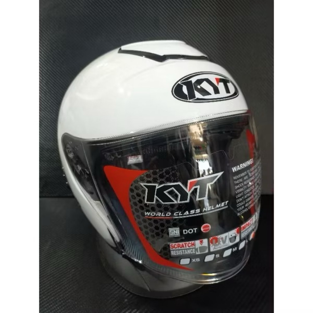 HELM KYT KYOTO ORIGINAL MERK AHS MIRIP ASLI 100% SNI FREE STIKER KYT