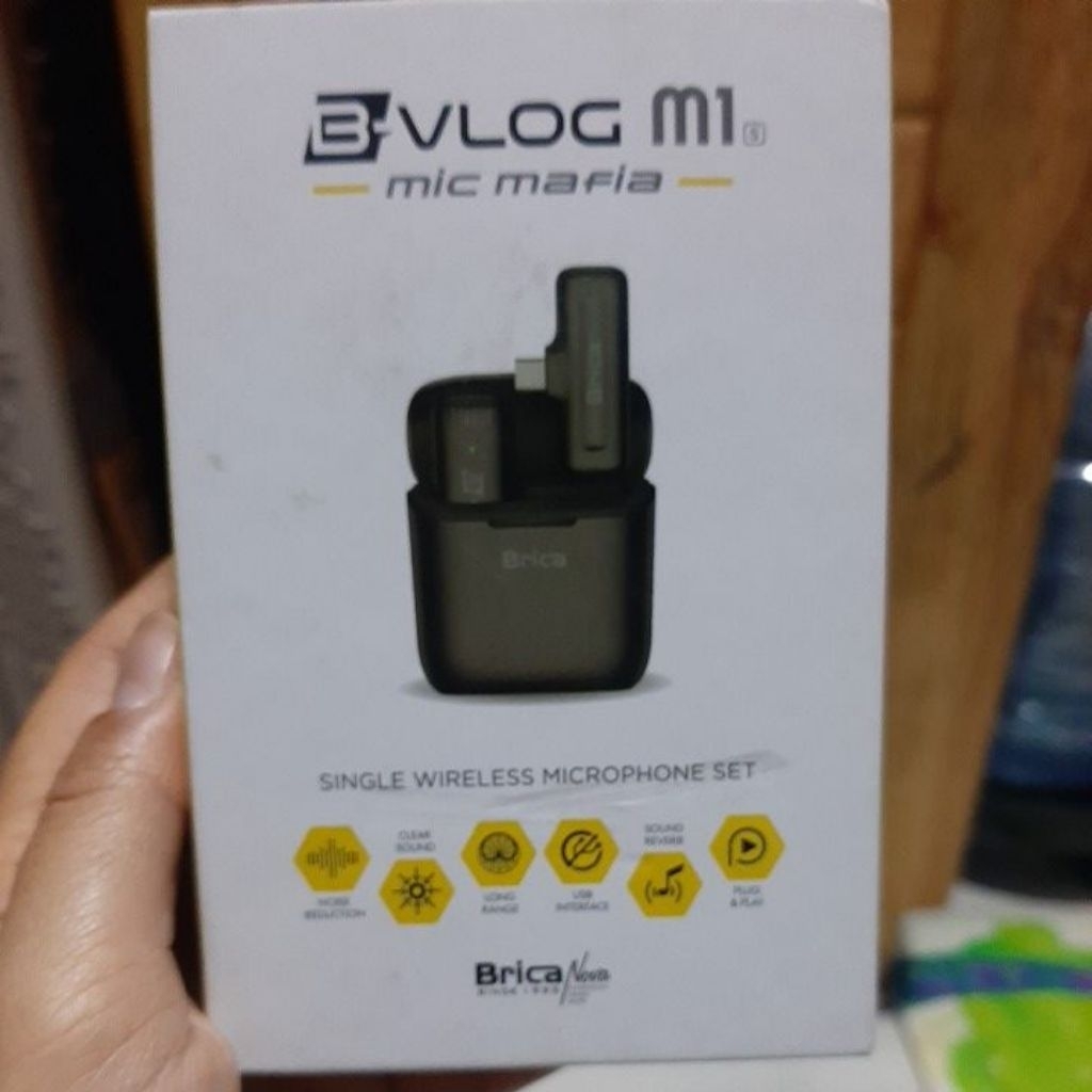 BRICA M1 VLOG MIC SINGLE WIRELESS BLUETOOTH