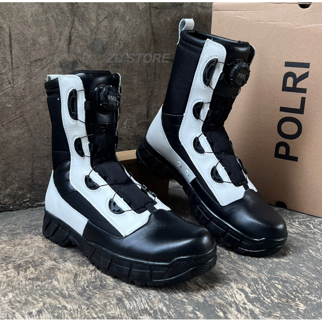 Sepatu PDL TACTICAL PROVOS JATAH POLRI 2025 TALI PUTAR/Sepatu PDL TACTICAL PROVOS POLRI PUTAR 2025