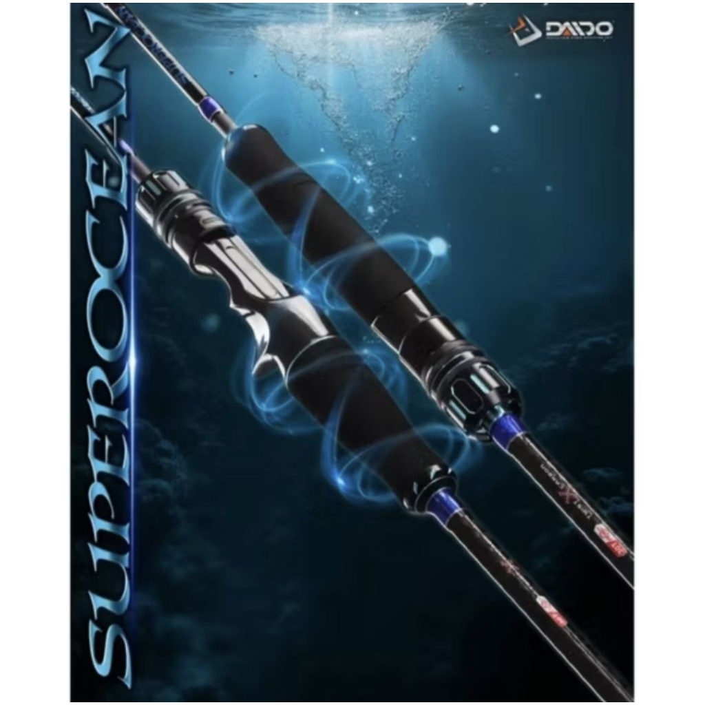Rod Joran DAIDO SUPEROCEAN / Super Ocean Light Jigging Solid Carbon Ring Fuji Alconite