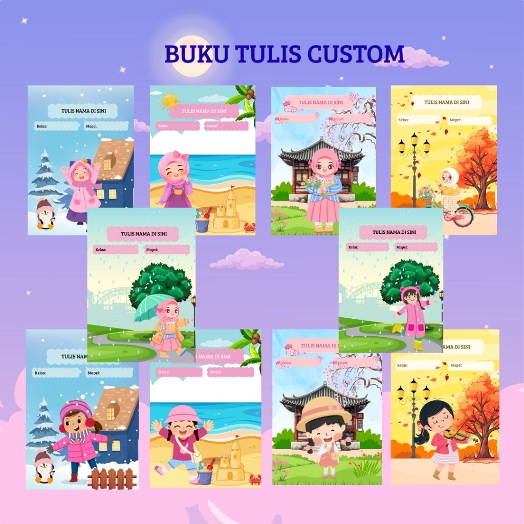 

BUKU TULIS CUSTOM TEMA 5 MUSIM GIRL