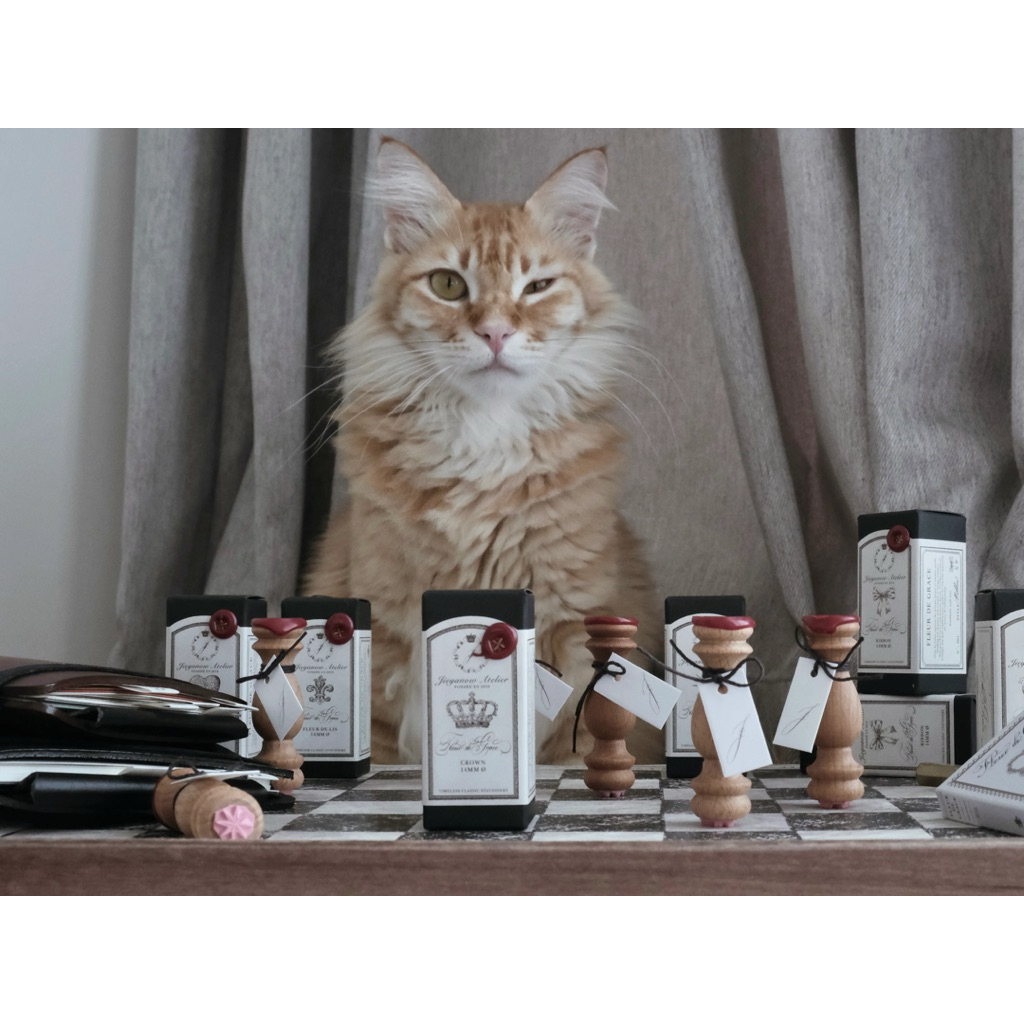 

Jieyanow Atelier Fleur De Grace Rubber Stamp