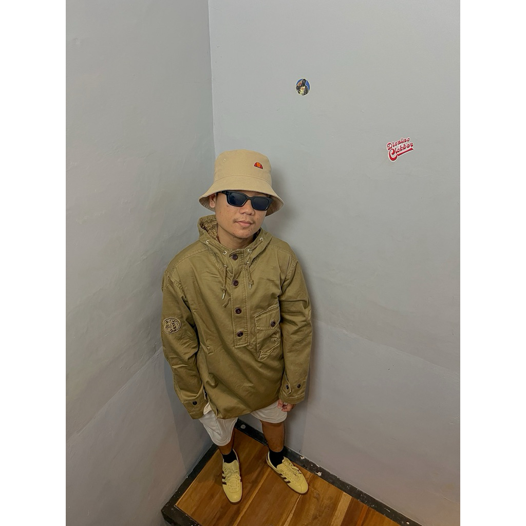 Jacket Pretty Green Smoke In Khaki Green Originals