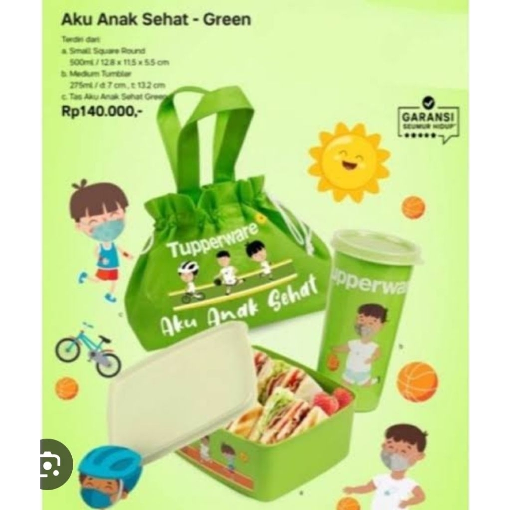 Aku anak sehat tupperware