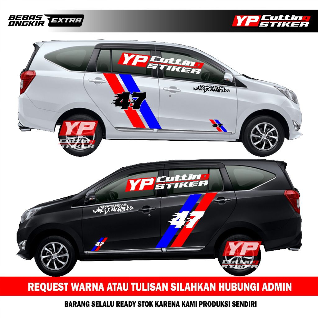 Sticker mobil Sigra calya sticker list terlaris mobil Sigra calya stiker mobil sigra calya keren ter