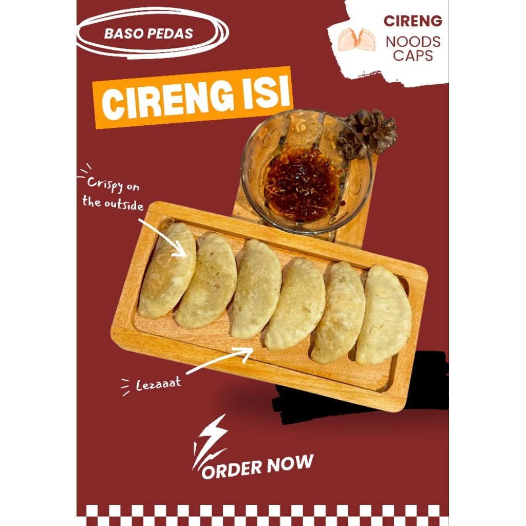 

(ISI 10) CIRENG ISI RASA BASO PEDAS FREE CHILI OIL HARGA SPESIAL