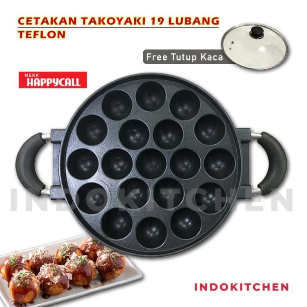 Cetakan Takoyaki 19 lubang