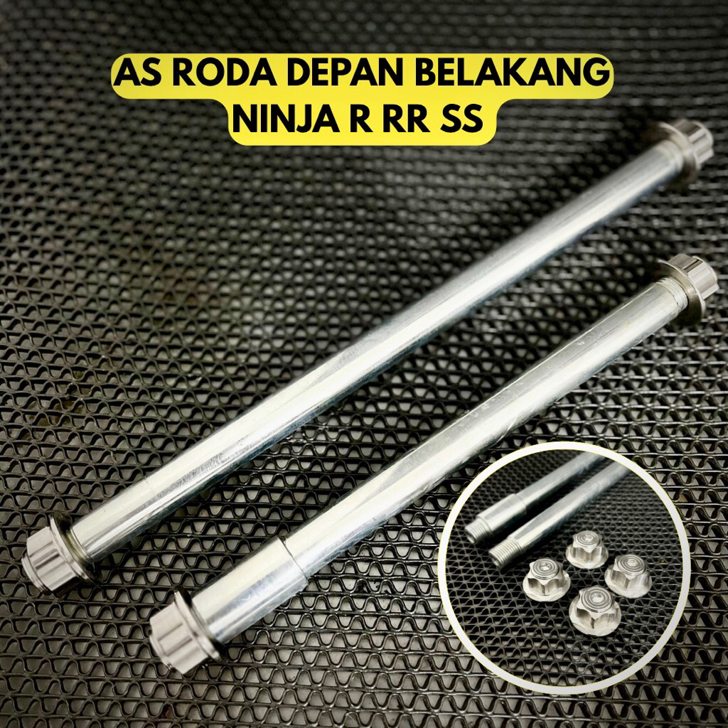 As Roda Ninja RR R SS Depan Belakang Mur Stainless CNC Probolt