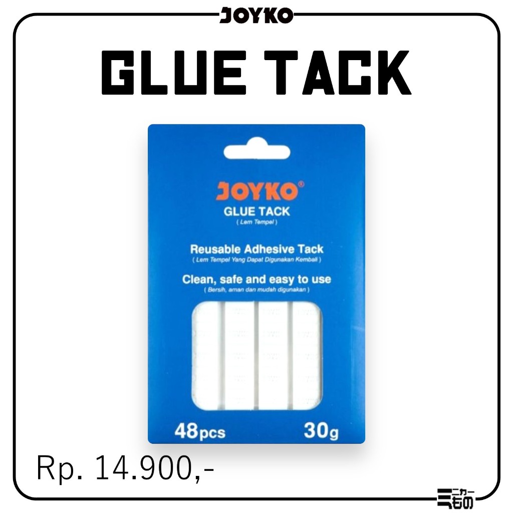 

Joyko Glue Tack/Tack It/Lem Tempel - Untuk Menyambungkan Diorama