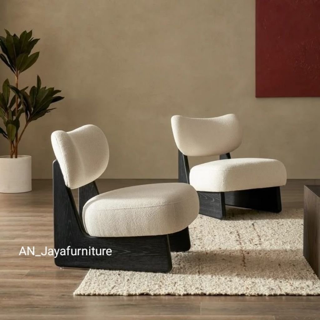 sofa single aesthetic sofa santai single kayu jati