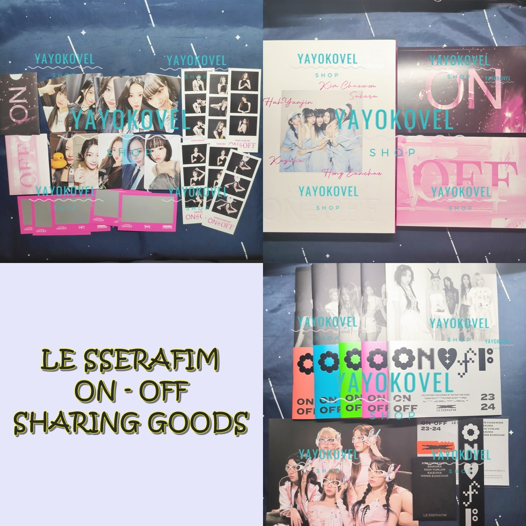 [READY] LE SSERAFIM - ON - OFF 22-23 / 23-24 -  SHARING GOODS - MEMBER SET