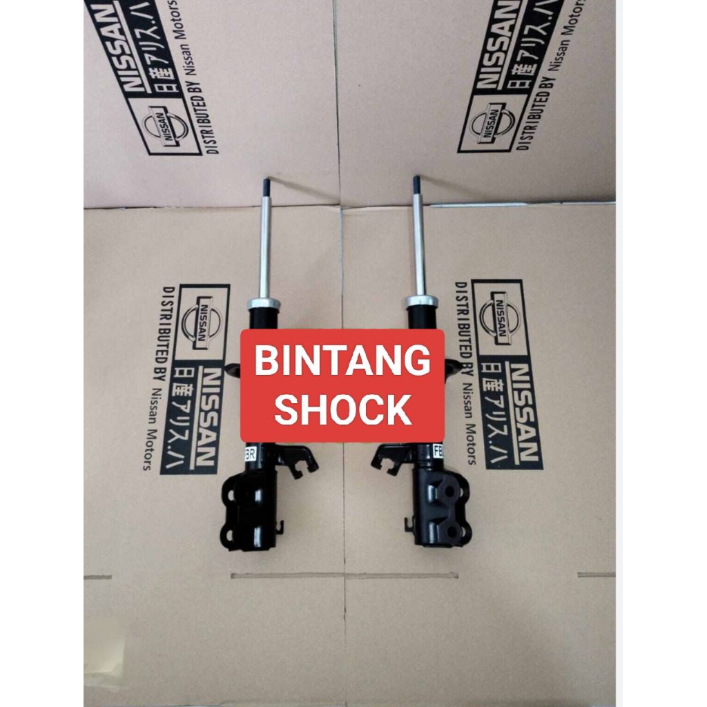 shockbreaker Nissan march depan