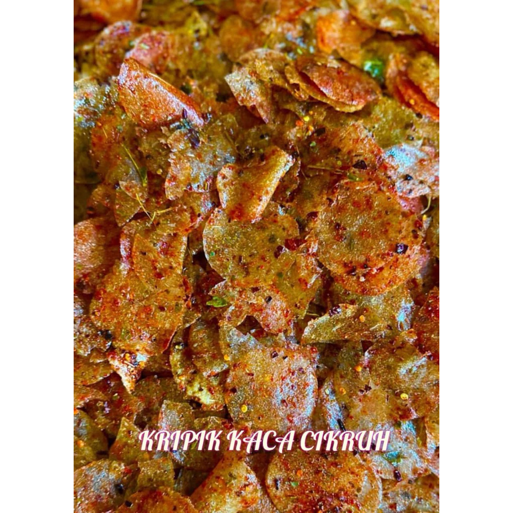 

KERIPIK KACA CIKRUH UR777 500 GRAM