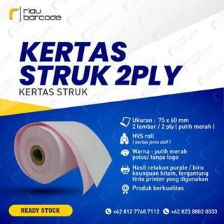 

Kertas Struk NCR HVS 2PLY 75X60 Kertas Kasir/Edc/Cafe/Resto/Supermarket