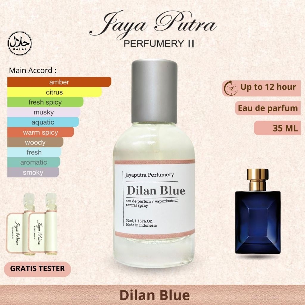 Jayaputra Parfumery2 Dilan Blue / pria / wanita / unisex / Parfum tahan lama edp