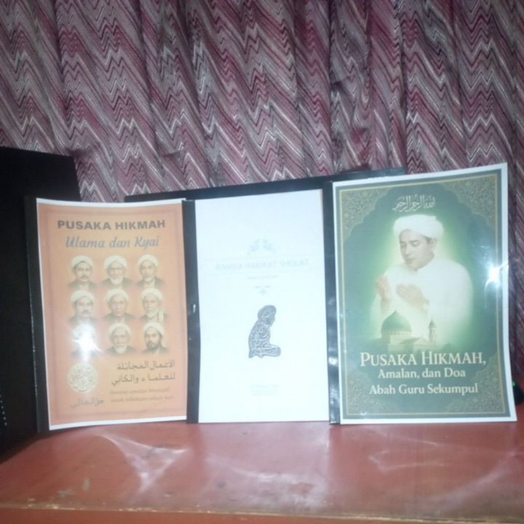 promo 3 kitab : Pusaka Hikmah Ulama dan Kyai, Rahsia Hakikat Sholat dan Pusaka Hikmah Abah Guru Seku