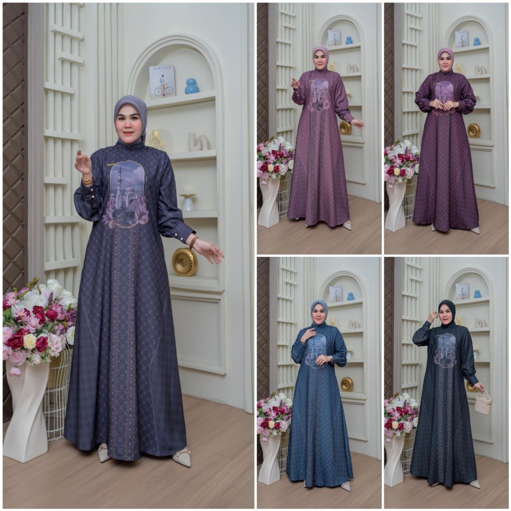LuxuryFashion READY GAMIS DRESS WANITA AY009 BY AYJORA BEST SELLER