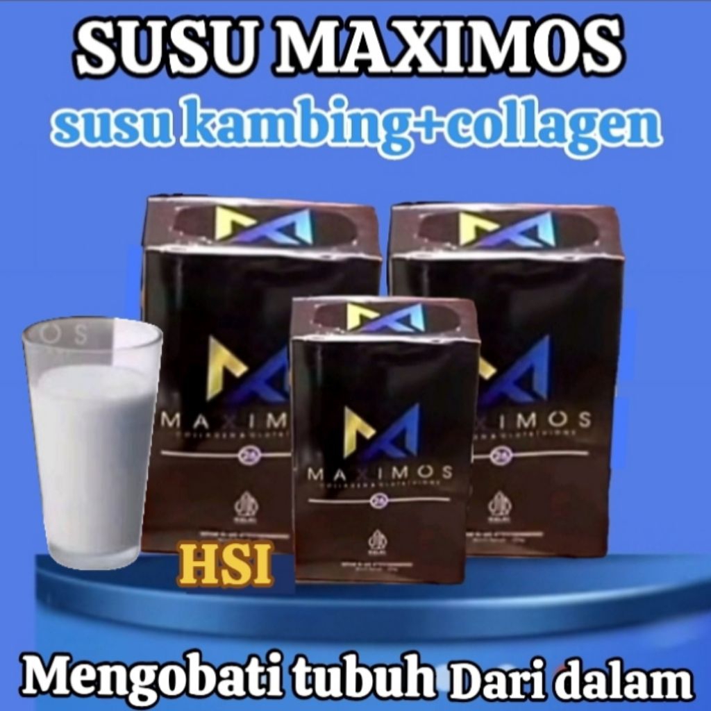 

4 Box susu kambing etawa MAXIMOS 100% original