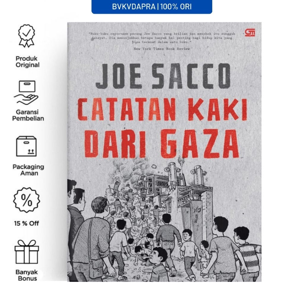 Catatan Kaki dari Gaza - Joe Sacco - Gramedia
