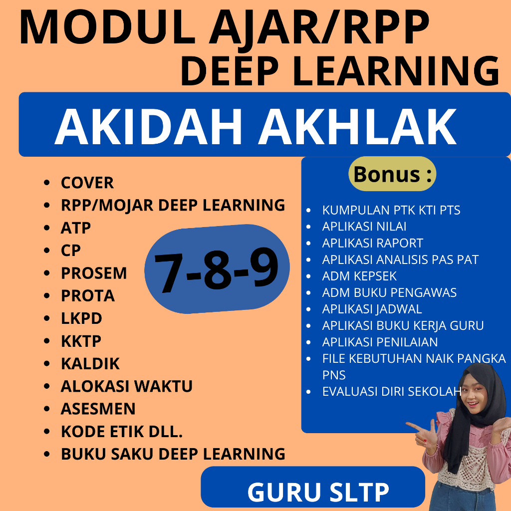 

Modul Ajar/RPP Deep Learning AKIDAH AKHLAK FASE D 7 8 9 - RPP DEEP LEARNING SMP/MTs SIAP PAKAI