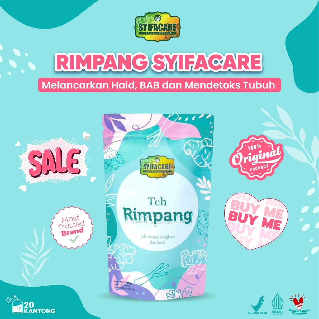 

Teh Celup Rimpang Syifacare - Minuman Rempah Ala Jsr - Teh Diet Detox - Teh Pelangsing Herbal Halal