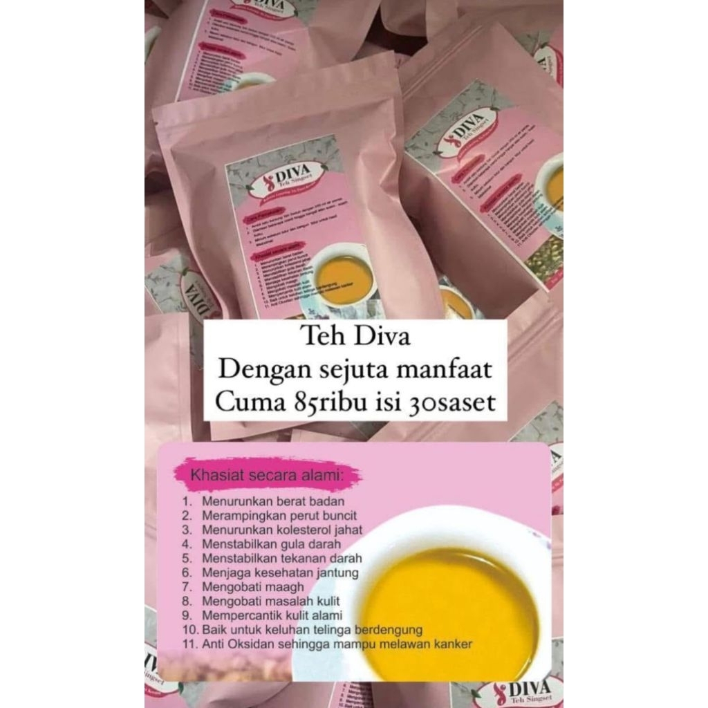 

teh diva/teh pelangsing