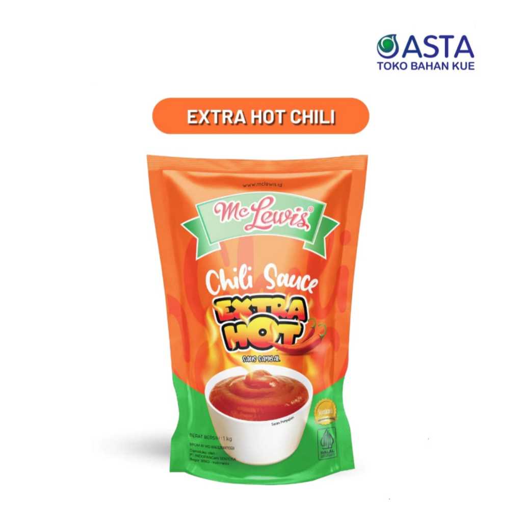

Mc Lewis Extra Hot 500 Gr | Chilli Sauce | Saus Sambal Extra Pedas