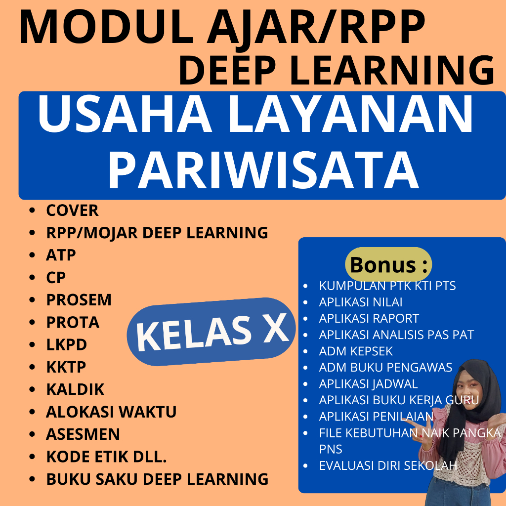

Modul Ajar/RPP Deep Learning SMK USAHA LAYANAN PARWISATA FASE E KELAS 10