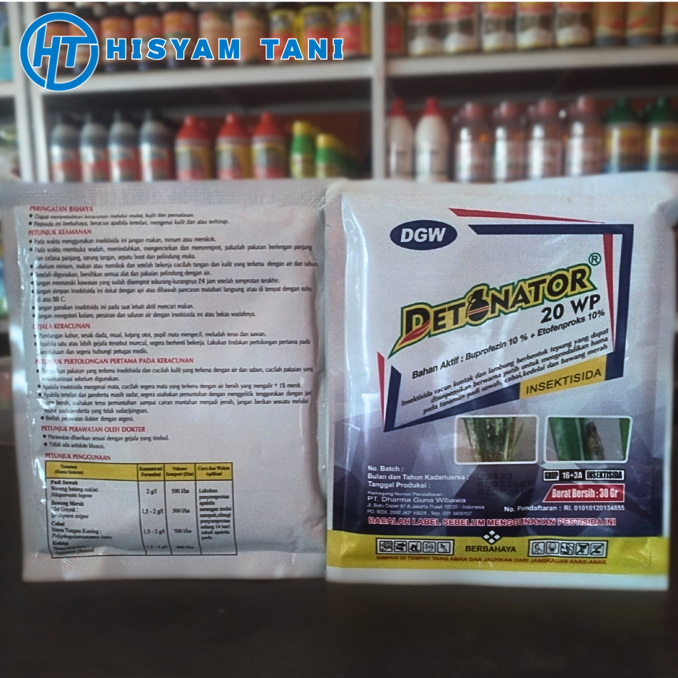 DGW DETONATOR 20 WP INSEKTISIDA GANDA BUPROFEZIN 10% + ETOFENPROKS 10%