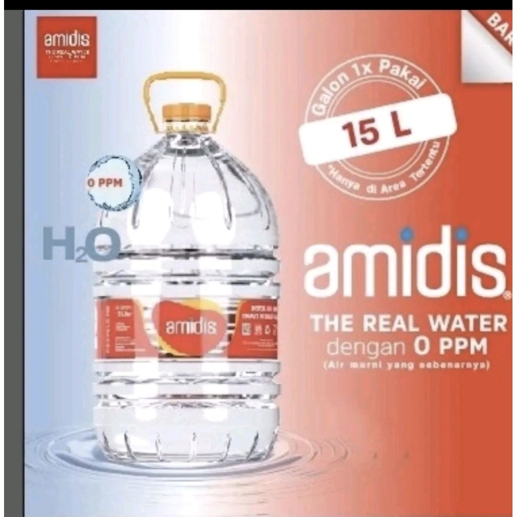 

Amidis 15L + Galon Air Minum Distilasi Murni