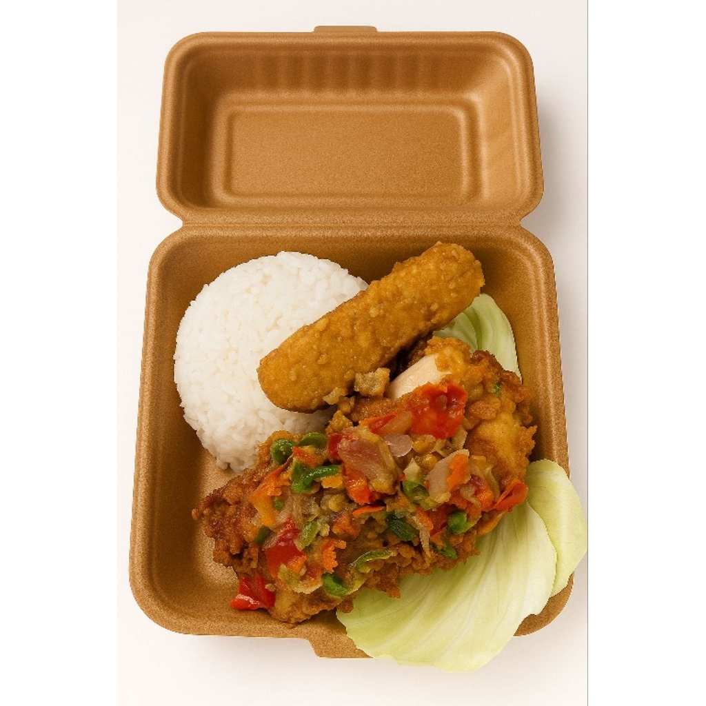 

[MAKANAN HALAL]|MOMMY FALISHA|AYAM CRISPY SAMBAL BAWANG ULEK|PENGIRIMAN INSTANT|