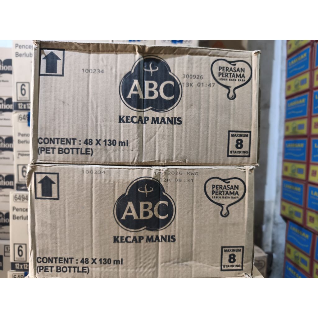 

Kecap Abc manis botol 130ml 1 Dus
