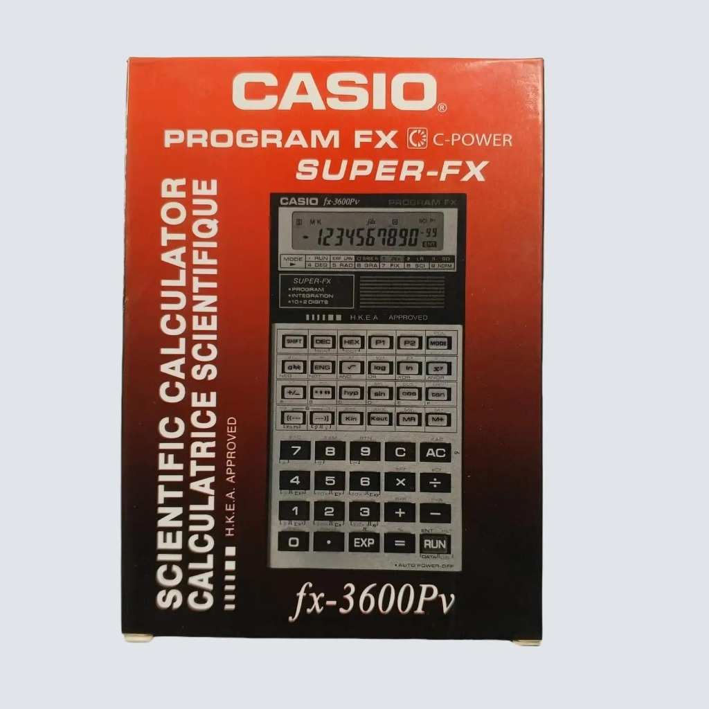 

Kalkulator Casio SUPER-FX fx-3600Pv | Scientific Calculator