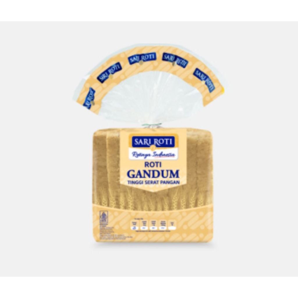 

SARI ROTI Tawar Gandum Enak Bernutrisi Tinggi Serat