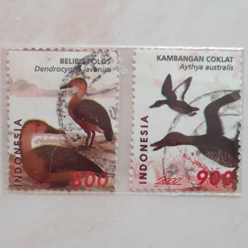 

(ID10) Perangko Indonesia Bebek Seri 3 Tahun 2000 set lengkap - 2pcs