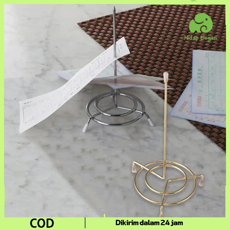 

Spear Tusukan Kertas Tusukan Kertas Tusukan Bill Paper Spear Combo Tusukan Bon Tusukan Nota Paper Baja Tahan Karat Perak / Emas