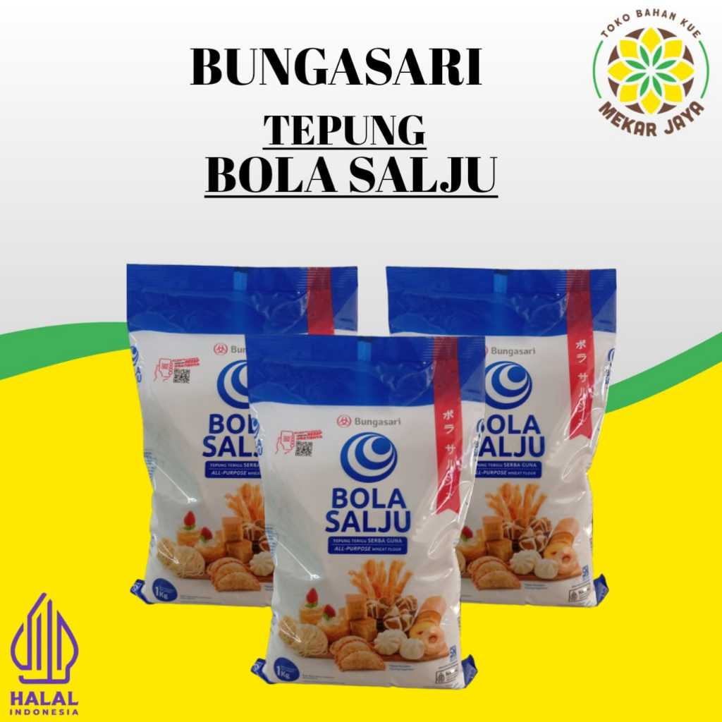 

BUNGSARI/TEPUNG BOLA SALJU 1KG